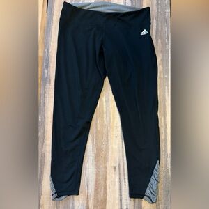 adidas Climalite Black and Gray Leggings